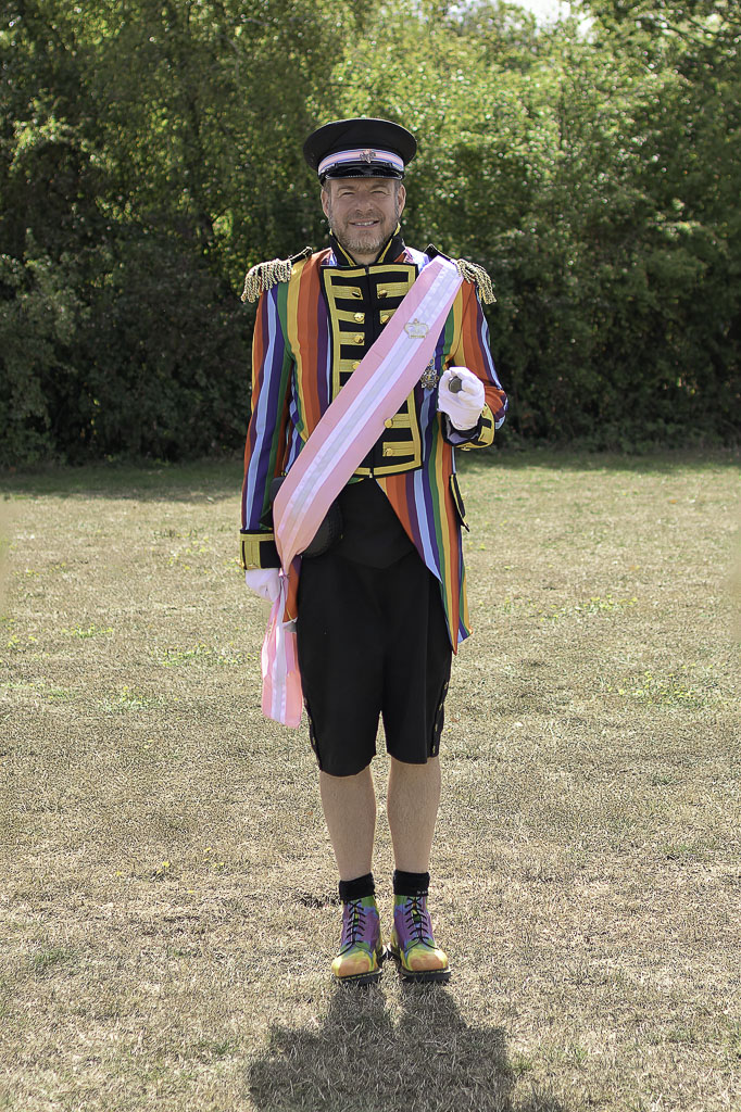 Richard in Pride Uniform
