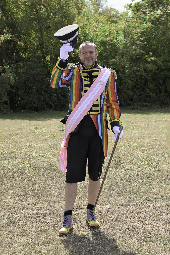 Richard in Pride Uniform