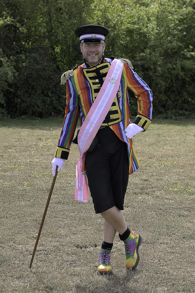 Richard in Pride Uniform