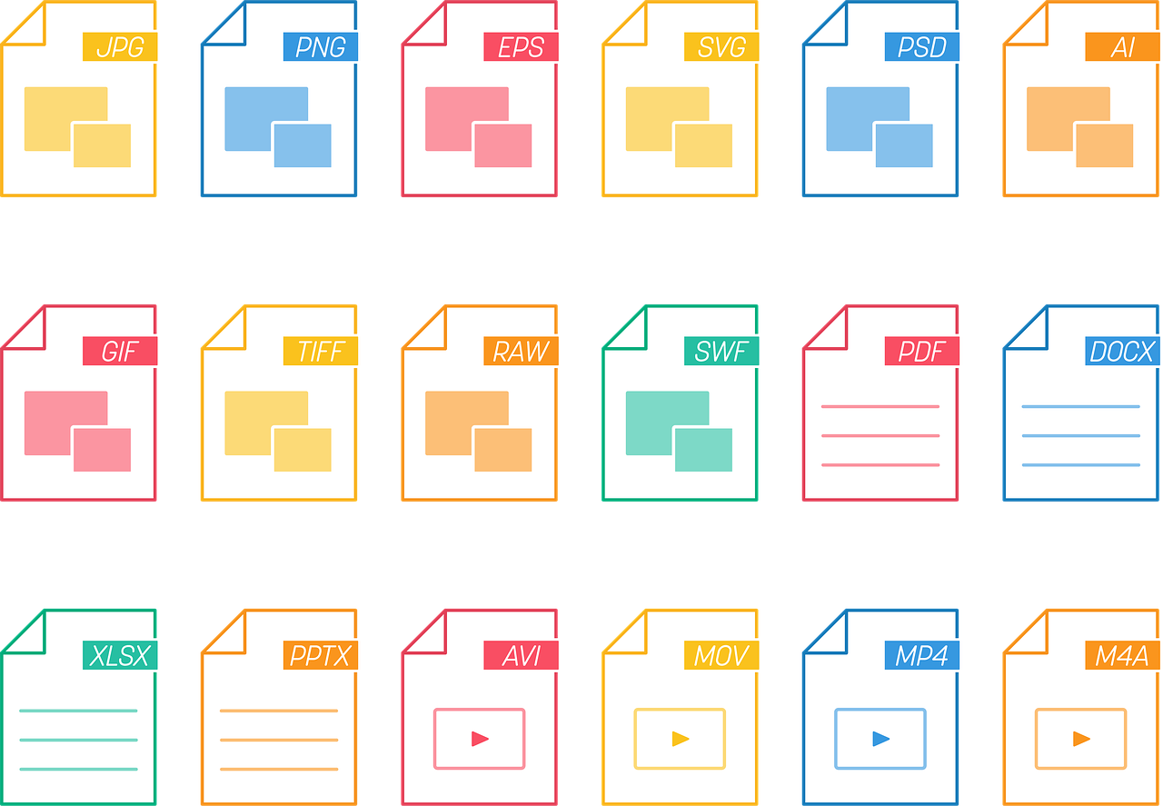 different types of file formats